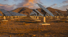Solar Farm In The Desert