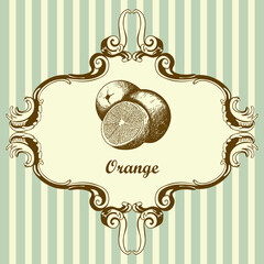 Canvas Print - Icon Of Orange