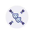 © Vectors - Entertainer icon in vector. Logotype