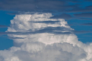 Wall Mural - Clouds above Lake Mjøsa.