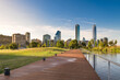 © Jose Luis Stephens - Skyline of buildings at Vitacura and Providencia districts from Parque Bicentenario, Santiago de Chile