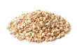 Pile of puffed buckwheat