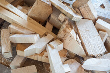 Scrap Wood Pieces For House Construction