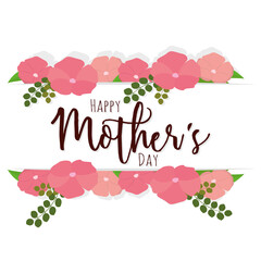 Poster - Mother day poster with text and roses Vector