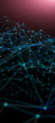 Wall Mural - fondo abstracto de tecnología y ciencia. computación en la nube y trabajo en red .concepto de teleco