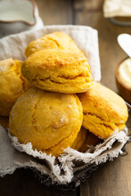 Sweet Potato Buttermilk Biscuits Homemade For Breakfast