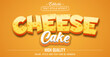 © Rtn_Studio - Editable text style effect - Cheese Cake text style theme.