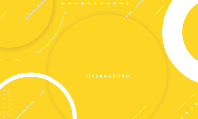 Abstract yelow geometric shapes background
