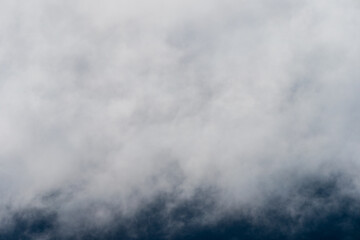 Wall Mural - Morning fog on the Totenåsen Hills.