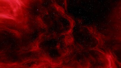 Wall Mural - red-violet nebula in outer space, horsehead nebula, unusual colorful nebula in a distant galaxy, red