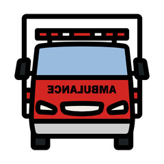 Canvas Print - Ambulance Icon