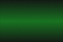 Green Carbon Fiber Texture. Metal Texture Green Steel Background.