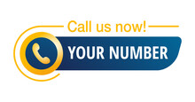 Call Us Now Blue And Yellow Web Button