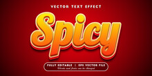 Text Effects 3D Spicy, Editable Text Style