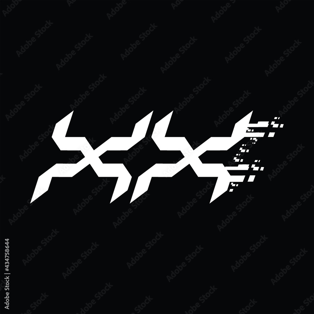 XX Logo monogram abstract speed technology design template Stock Vector ...