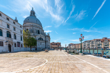 Wall Mural - Santa Maria della Salute famous church, Venice, Veneto, Italy