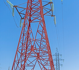 electric tower high voltage post