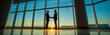 © realstock1 - The two men handshake in the office on the sunset background