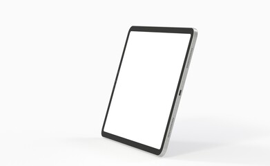Poster - Tablet 3d computer with blank screen