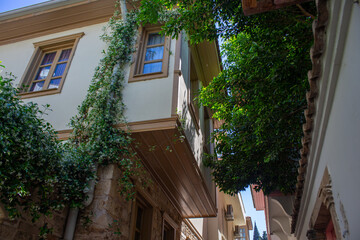 Wall Mural - Streets in the center of the old city of Antalya in Turkey uncrowded