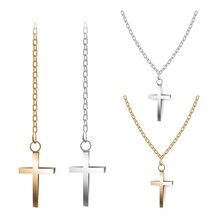 Gold And Silver Cross On A Chain, Christian Pendant