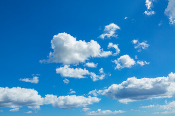 Wall Mural - blue sky with clouds