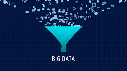 Digital Big Data Funnel Processing Visualization