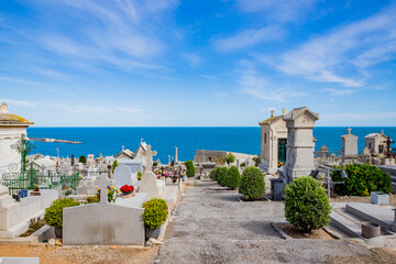 Poster - Dans le Cimetière Marin Paul Valéry à Sète