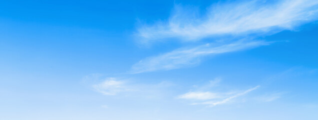 Wall Mural - blue sky with beautiful natural white clouds