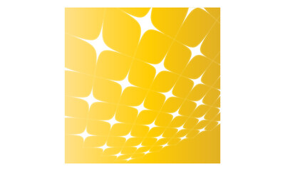 Yellow background with glossy stars