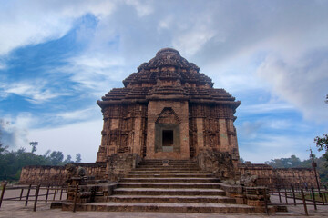 Wall Mural - Konark Sun Temple in Odisha, India. Ancient Hindu Temple at Konark. Dedicated to the Hindu god