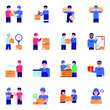 © SmashingStocks - Pack of Courier Services Flat Icons