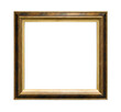 © Ekaterina - dark golden wooden picture frame cutout