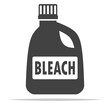 Bottle of bleach icon vector isolated