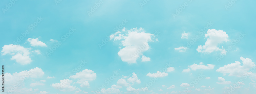 Beautiful panorama blue sky and clouds with daylight natural background. Vintage color tone style. - obrazy, fototapety, plakaty 