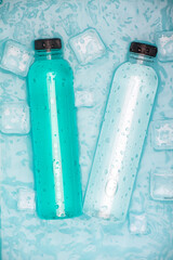 Sticker - Cool bottled cold drinks in summer