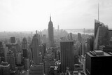 Fototapeta Miasta - Blick vom Rockefeller Center auf das Empire State Building