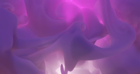 Wall Mural - smooth flowing abstract purple motion background. swirling fluids forming smooth and soft shapes wit