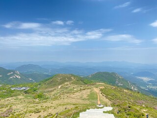 view from the mountain