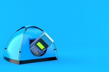 Sticker - Credit card inside tent