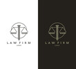 Logo law for creative modern design, Modern law firm logo design, Creative logo design law firm, modern justice logo design