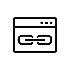 Wall Mural - website url icon