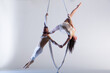 Couple of beautiful aerial gymnasts from Ukraine 