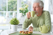 © aletia2011 - Senior man drinking tea at home