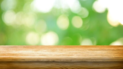 Canvas Print - Empty wooden table background