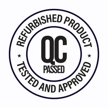 Refurbished Product, Quality Control Passed, QC, TESTED, APPROVED, ACCEPTED, New, Product, Sale, 