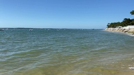 Canvas Print - Bord de mer à Arcachon, Gironde