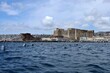 Napoli - Panorama di Castel dell'Ovo dalla barca