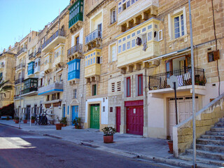 Wall Mural - street in the town