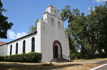 Wall Mural - Small Historic Catholic Church in Crockett Texas